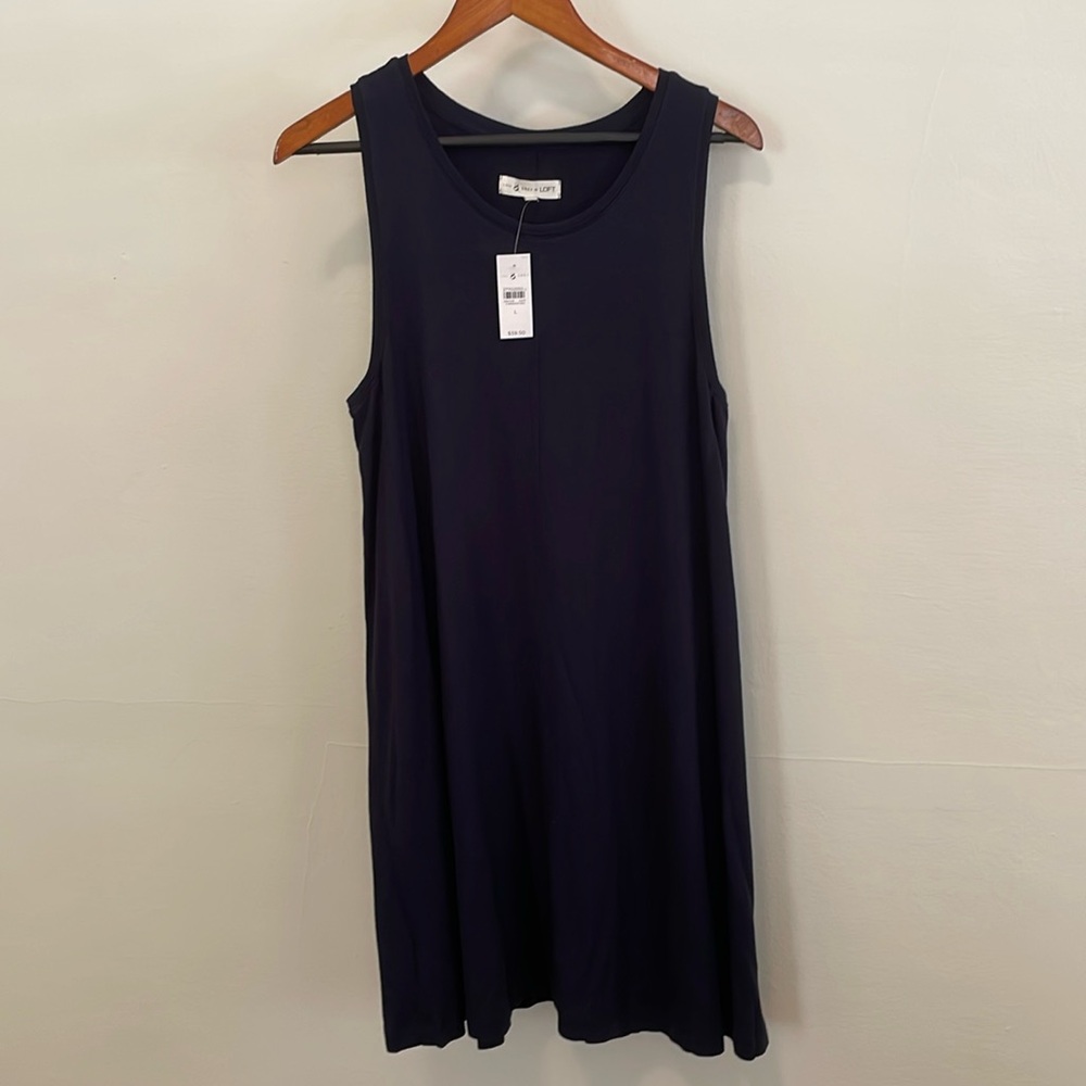 Lou & Grey Loft Swing Dress Sz L